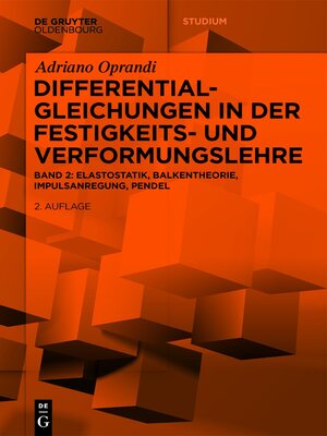 cover image of Differentialgleichungen in der Festigkeits- und Verformungslehre